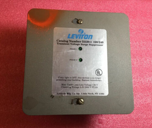 Leviton Transient Voltage Surge Suppressor 51120-1 120/240