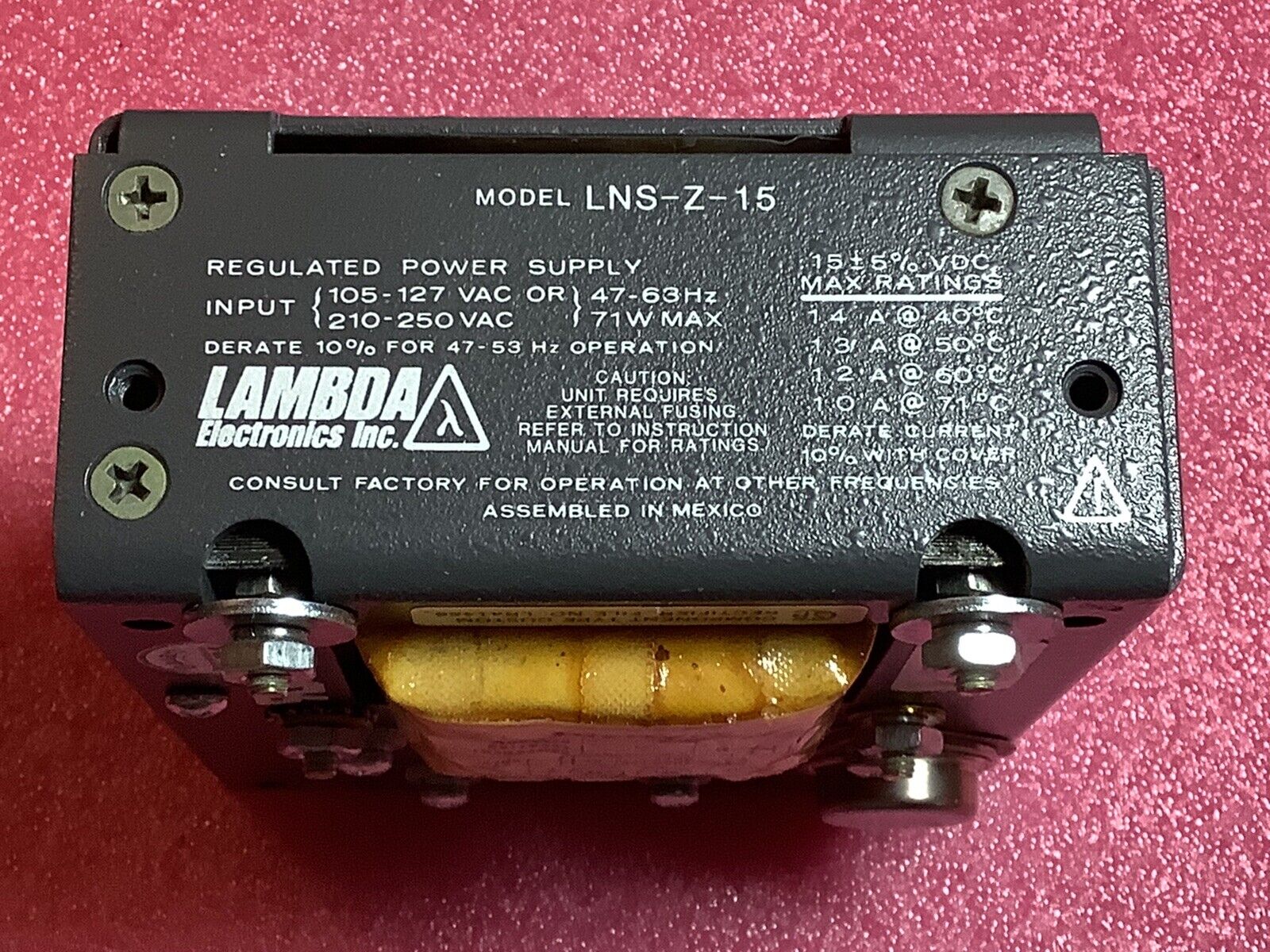 Lambda Regulated Power Supply LNS-Z-15